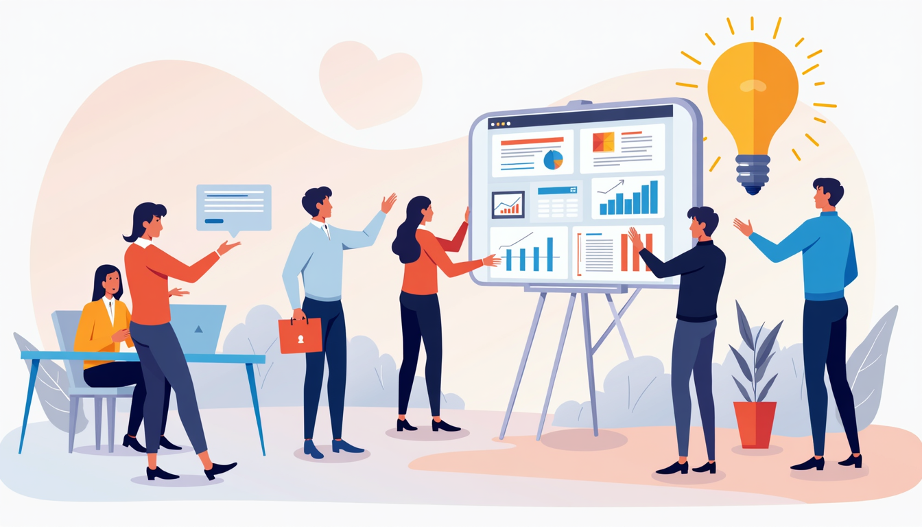 O mână care ține o lupă deasupra unui ecran de computer cu o ofertă de creare site